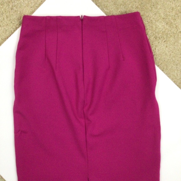 Express| Hot pink pencil skirt - Picture 8 of 10